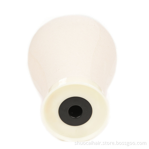 21"-25" Training Mannequin Head Canvas Block Head Display Styling Mannequin Manikin Wig Stand Free Get T Needle Holder